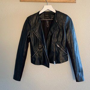 Zara Faux Leather Biker Jacket